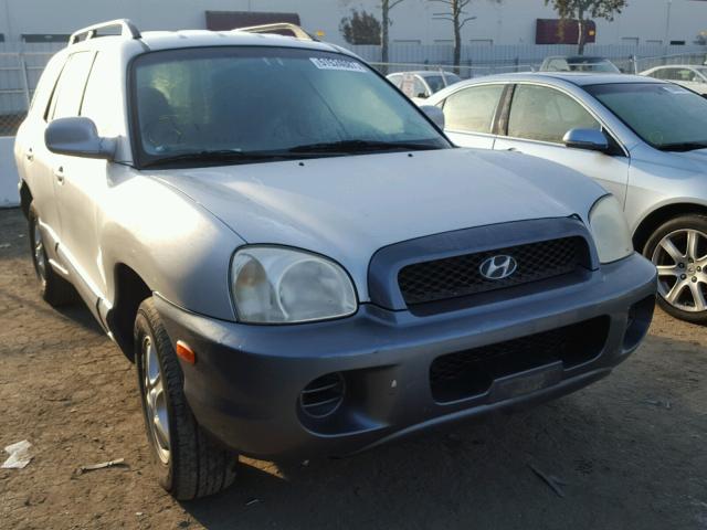 KM8SB12BX4U667742 - 2004 HYUNDAI SANTA FE G SILVER photo 1