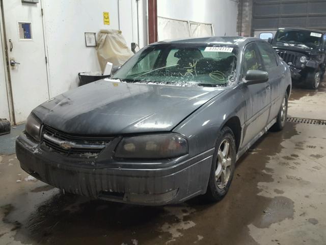 2G1WH52K259321378 - 2005 CHEVROLET IMPALA LS GRAY photo 2