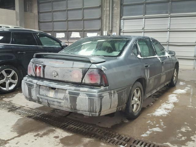 2G1WH52K259321378 - 2005 CHEVROLET IMPALA LS GRAY photo 4