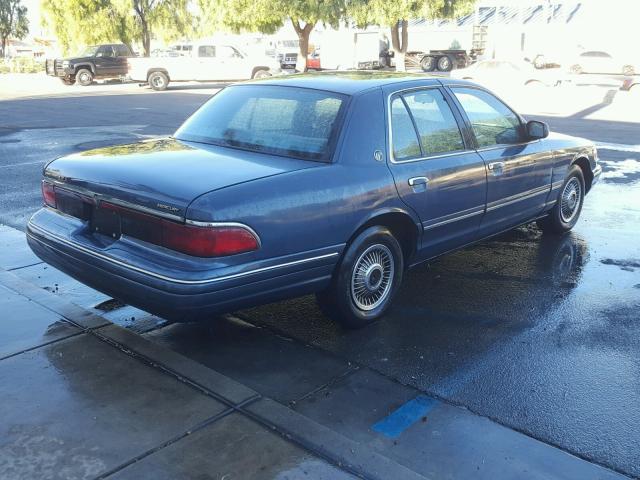 2MELM74W8TX612525 - 1996 MERCURY GRAND MARQ BLUE photo 4