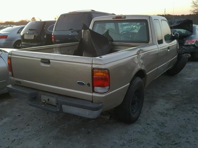 1FTYR14V6XPB12632 - 1999 FORD RANGER SUP TAN photo 4