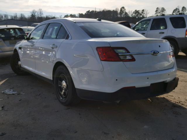 1FAHP2L89HG100327 - 2017 FORD TAURUS POL WHITE photo 3