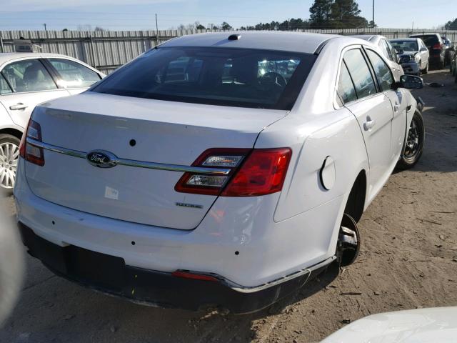 1FAHP2L89HG100327 - 2017 FORD TAURUS POL WHITE photo 4