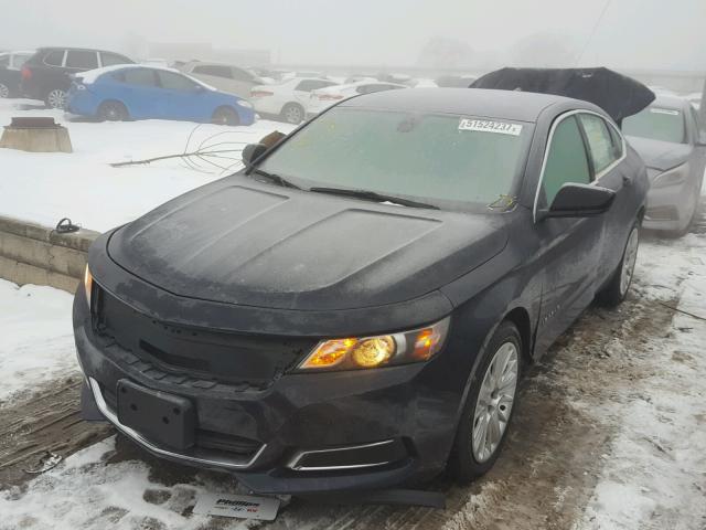1G11Z5SA9JU104566 - 2018 CHEVROLET IMPALA LS BLACK photo 2