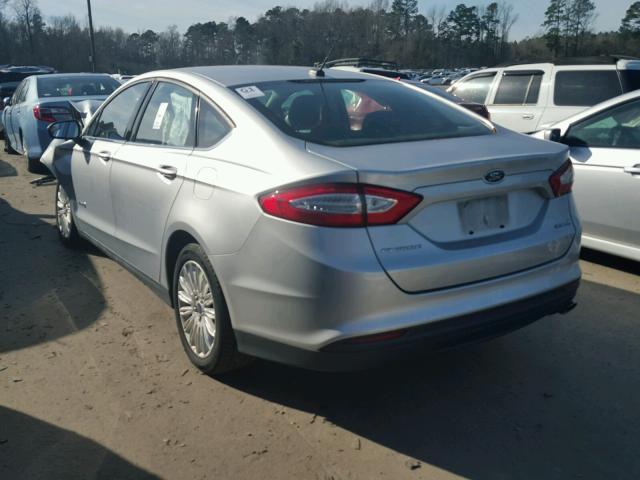 3FA6P0UU8ER369043 - 2014 FORD FUSION S H SILVER photo 3