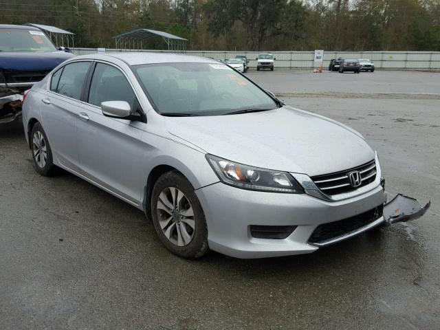 1HGCR2F34EA252532 - 2014 HONDA ACCORD LX SILVER photo 1