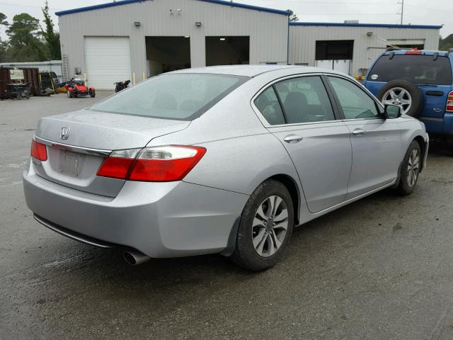 1HGCR2F34EA252532 - 2014 HONDA ACCORD LX SILVER photo 4