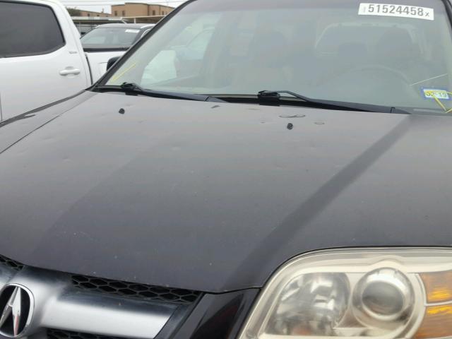 2HNYD18736H527477 - 2006 ACURA MDX TOURIN BLACK photo 9