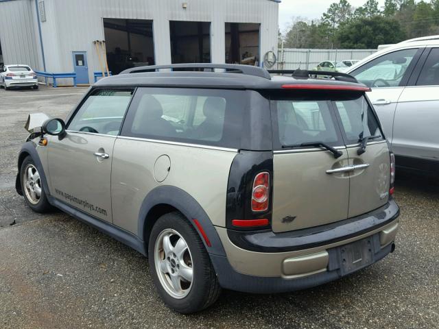 WMWZF3C58BTY00140 - 2011 MINI COOPER CLU SILVER photo 3