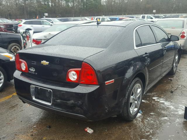 1G1ZC5EB4AF263251 - 2010 CHEVROLET MALIBU 1LT BLACK photo 4