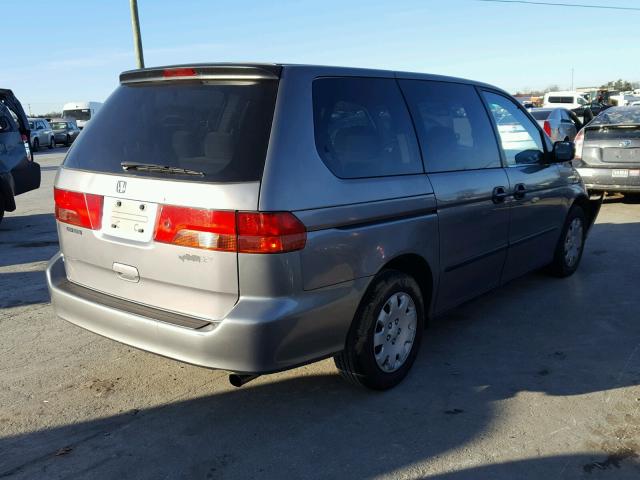 2HKRL1859YH604391 - 2000 HONDA ODYSSEY LX GRAY photo 4