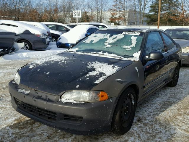 2HGEJ2122SH542876 - 1995 HONDA CIVIC DX BLACK photo 2