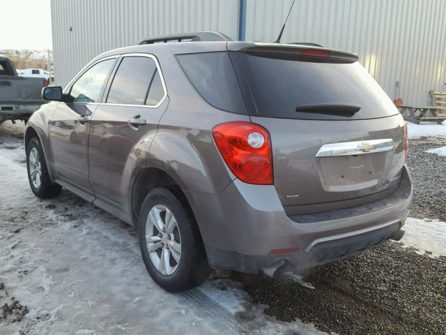 2GNFLNE51C6303844 - 2012 CHEVROLET EQUINOX LT BROWN photo 3