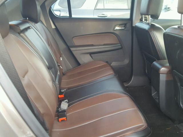 2GNFLNE51C6303844 - 2012 CHEVROLET EQUINOX LT BROWN photo 6