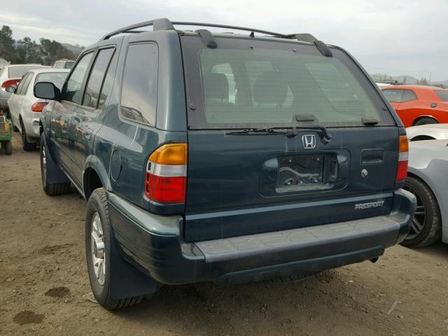 4S6CK58W114416181 - 2001 HONDA PASSPORT E 绿色 照片 3