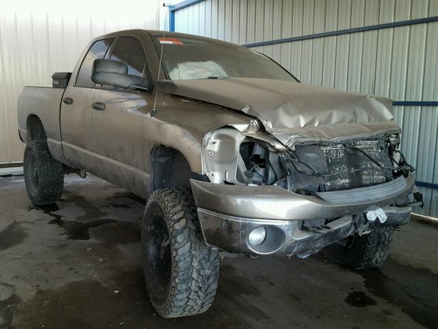 1D7KS28C96J166944 - 2006 DODGE RAM 2500 S TAN photo 1
