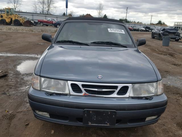 YS3DD78N3X7051114 - 1999 SAAB 9-3 S BLUE photo 9