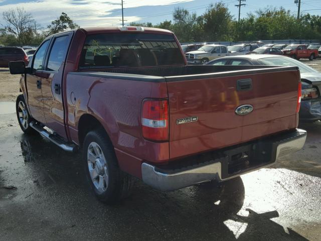 1FTRW12WX7FB23423 - 2007 FORD F150 SUPER RED photo 3