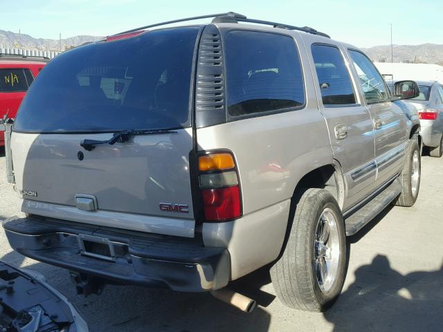 1GKEC13T95J157329 - 2005 GMC YUKON SILVER photo 4