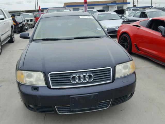 WAUJT64B03N005794 - 2003 AUDI A6 3 BLUE photo 9