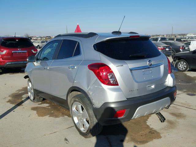 KL4CJASB1FB225792 - 2015 BUICK ENCORE SILVER photo 3