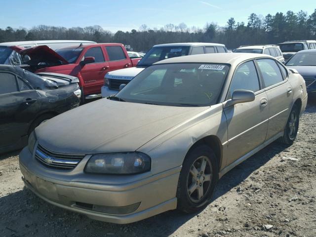 2G1WH52K259105501 - 2005 CHEVROLET IMPALA LS GOLD photo 2