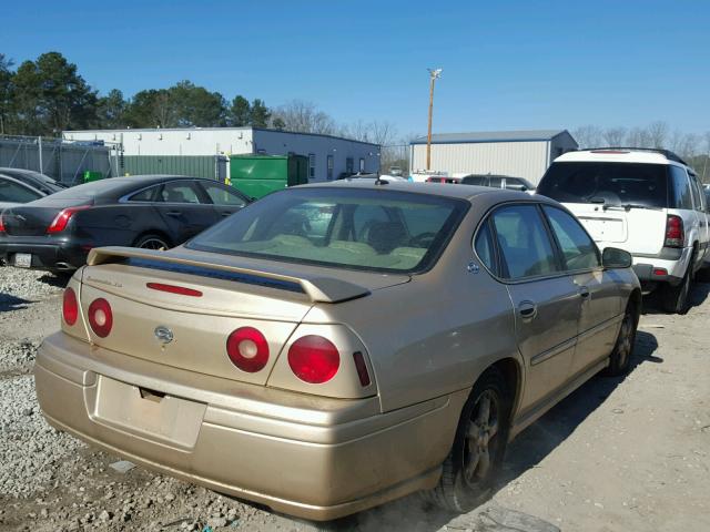 2G1WH52K259105501 - 2005 CHEVROLET IMPALA LS GOLD photo 4