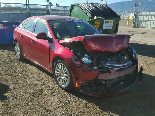 1G1PK5SC9C7178569 - 2012 CHEVROLET CRUZE ECO RED photo 1