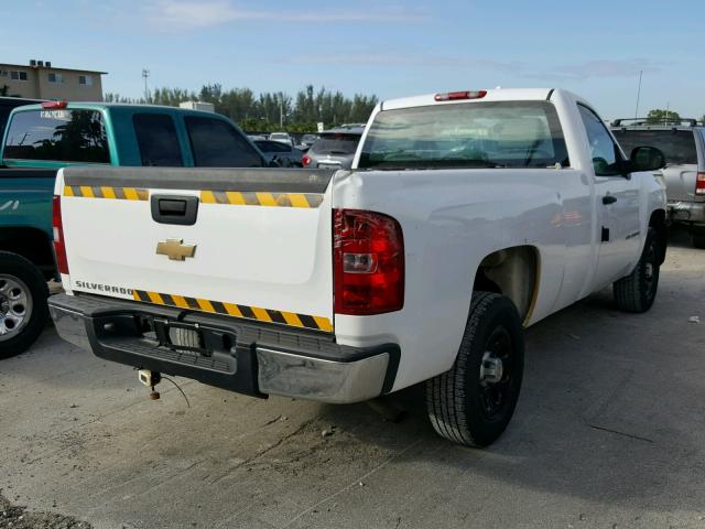 1GCEC14X08Z243440 - 2008 CHEVROLET SILVERADO WHITE photo 4