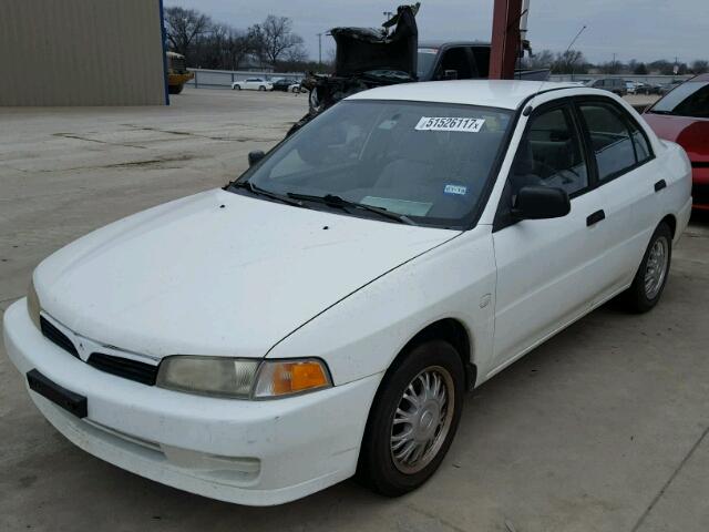 JA3AY26C71U044841 - 2001 MITSUBISHI MIRAGE ES WHITE photo 2