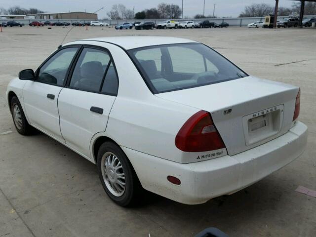 JA3AY26C71U044841 - 2001 MITSUBISHI MIRAGE ES WHITE photo 3