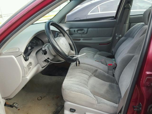 2G4WS52J241190168 - 2004 BUICK CENTURY CU MAROON photo 5