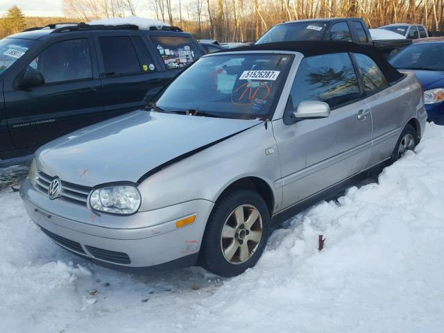 3VWDC21V91M817073 - 2001 VOLKSWAGEN CABRIO GLX 银色 照片 2