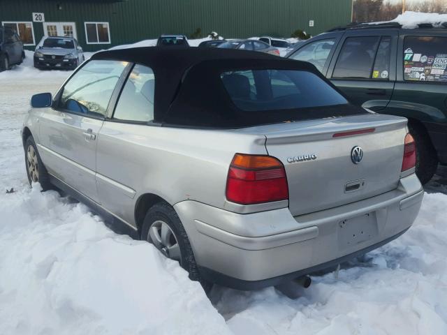 3VWDC21V91M817073 - 2001 VOLKSWAGEN CABRIO GLX 银色 照片 3