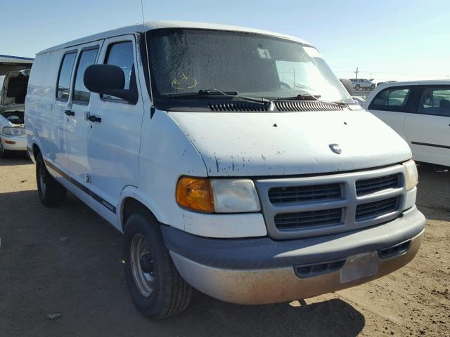 2B7HB11Y7YK178120 - 2000 DODGE RAM VAN B1 WHITE photo 1