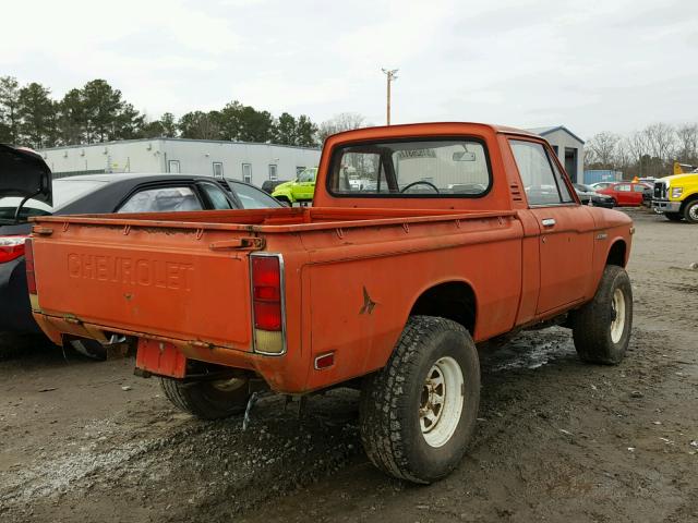 CLN144823837 - 1975 CHEVROLET LUV ORANGE photo 4