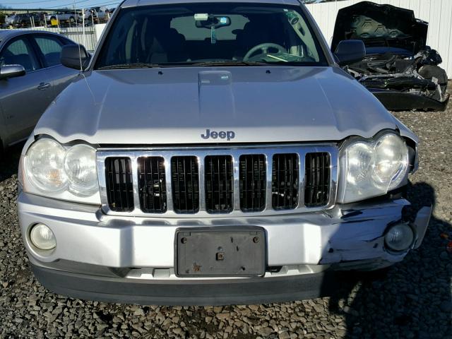 1J4GR48K05C674344 - 2005 JEEP GRAND CHER SILVER photo 9