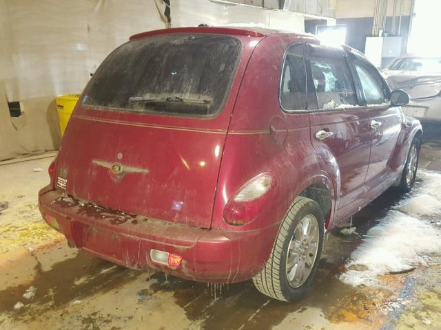 3A8FY58B56T251641 - 2006 CHRYSLER PT CRUISER RED photo 4