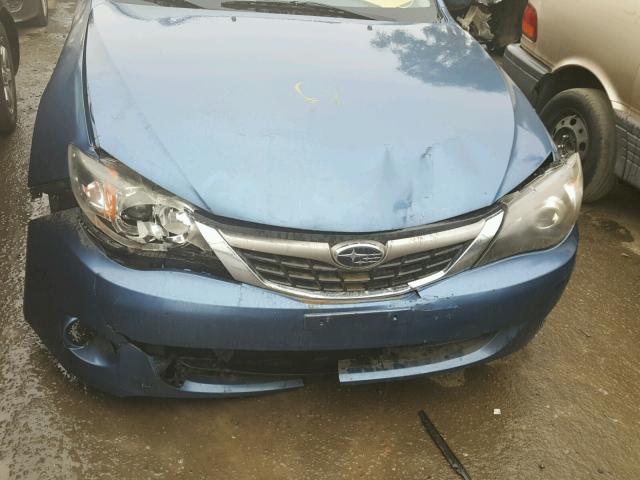 JF1GH61659H810810 - 2009 SUBARU IMPREZA 2. BLUE photo 9