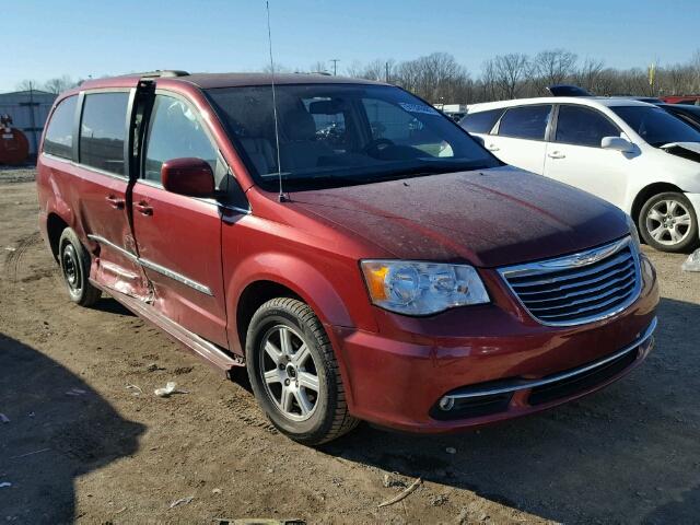 2C4RC1BG6CR188094 - 2012 CHRYSLER TOWN & COU MAROON photo 1