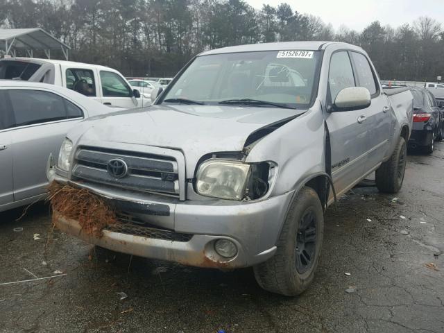 5TBET34176S542910 - 2006 TOYOTA TUNDRA DOU SILVER photo 2