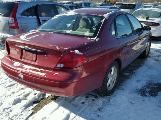 1FAFP55U83A140770 - 2003 FORD TAURUS SES MAROON photo 4