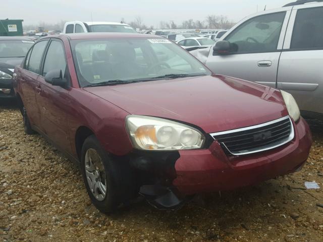 1G1ZS58F17F305675 - 2007 CHEVROLET MALIBU LS BURGUNDY photo 1