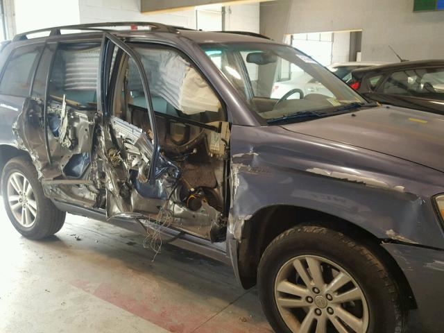 JTEEW21A760012187 - 2006 TOYOTA HIGHLANDER BLUE photo 9