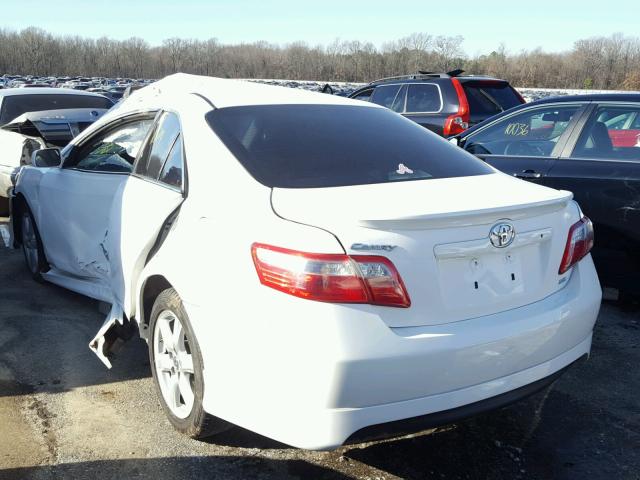 4T1BE46K38U762393 - 2008 TOYOTA CAMRY CE WHITE photo 3