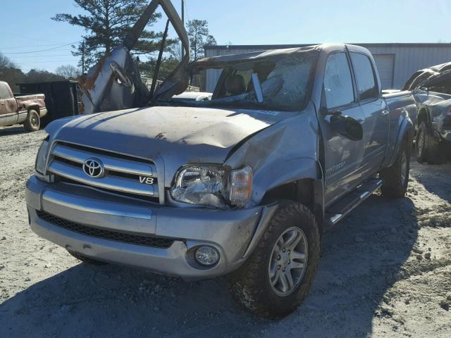 5TBDT44116S550924 - 2006 TOYOTA TUNDRA DOU SILVER photo 2