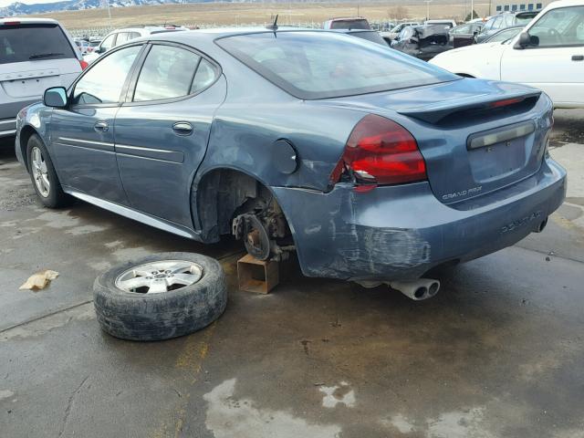 2G2WP552961109295 - 2006 PONTIAC GRAND PRIX BLUE photo 3