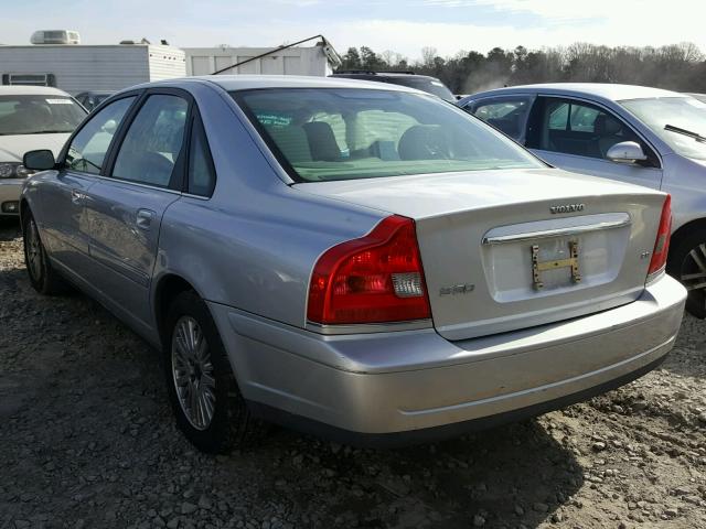 YV1TS92D041358981 - 2004 VOLVO S80 SILVER photo 3