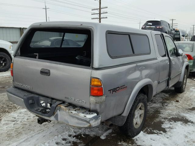 5TBBT44183S375042 - 2003 TOYOTA TUNDRA ACC SILVER photo 4