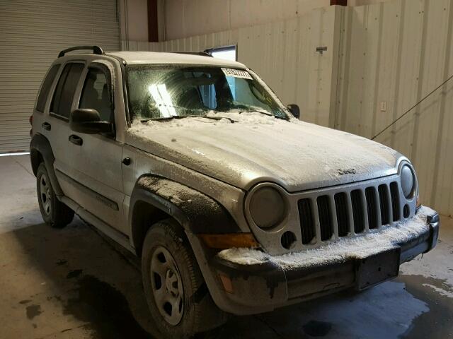 1J4GL48K97W647789 - 2007 JEEP LIBERTY SP SILVER photo 1